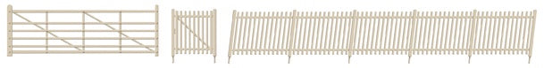 432A SR Precast Concrete Pale Fencing (gates & ramps)